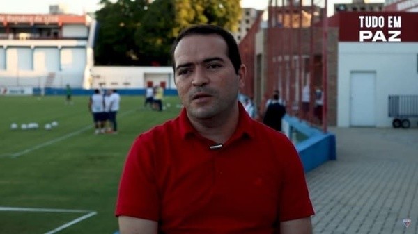 Marcelo Paz, presidente do Fortaleza (Foto: Reprodução TV Leão)