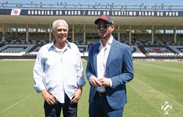 Foto: Twitter Oficial CR Vasco da Gama/Rafael Ribeiro     Josh quer que o Vasco esteja na próxima licitação do Maracanã