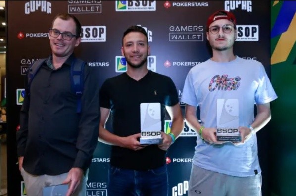 Pódio do PLO Turbo KO (Foto: BSOP)