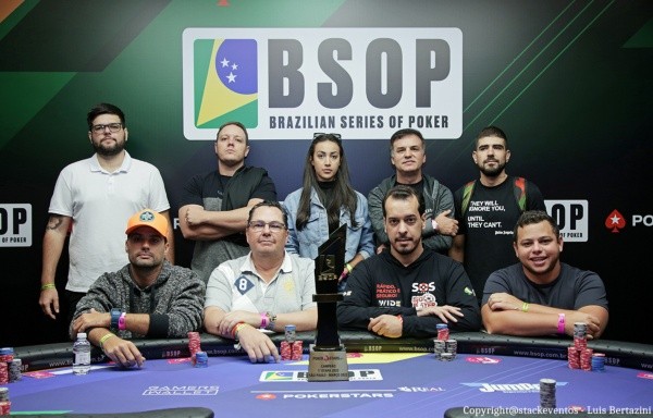 Mesa fial Main Event BSOP SP (Foto: Luis Bertazini)