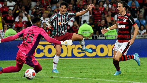 Foto: (Flickr Oficial Fluminense/Mailson Santana/Fluminense FC) - Cano foi o responsável por garantir a vantagem do Fluminense na final do Campeonato Carioca
