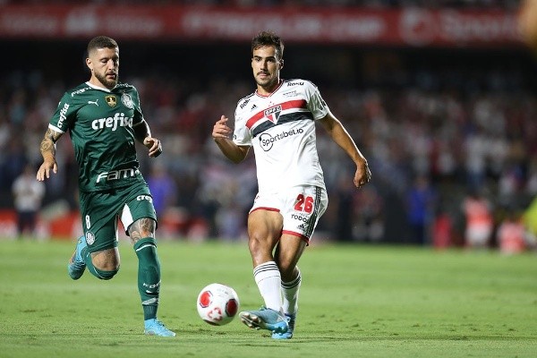 Foto: (Flickr Oficial São Paulo/Paulo Pinto /saopaulofc.net) - Igor Gomes arrancou elogios da torcida do São Paulo após o jogo de ida da final do Paulistão contra o Palmeiras
