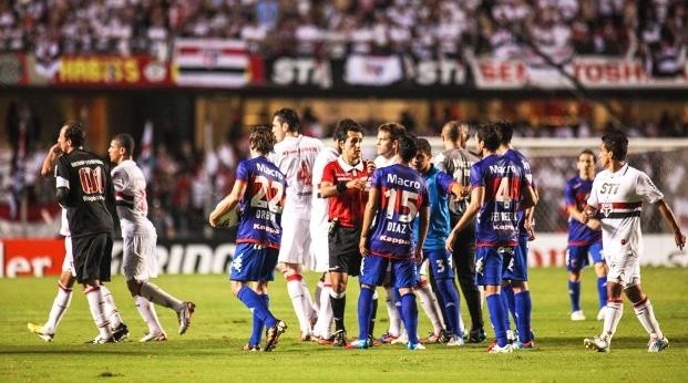 LEVI BIANCO/NEWS FREE/LATINCONTENT/GETTY IMAGES - Final foi polêmica no Morumbi LEVI BIANCO/NEWS FREE/LATINCONTENT/GETTY IMAGES - Final foi polêmica no Morumbi