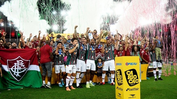 Foto: (Leonardo Brasil/Fluminense FC) - O Fluminense foi campeão carioca sobre o Flamengo neste início de temporada