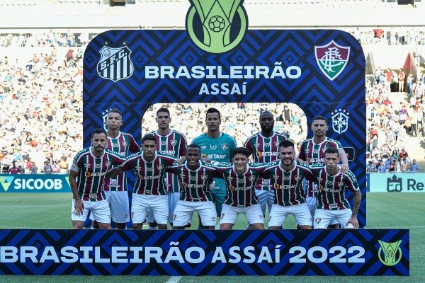  Thiago Ribeiro/AGIF/ Fluminense antes de duelo contra o Santos, pelo Brasileirão. 