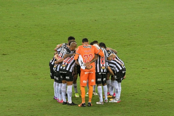 Pedro Vilela/Getty Images/ Atlético-MG em campo. 