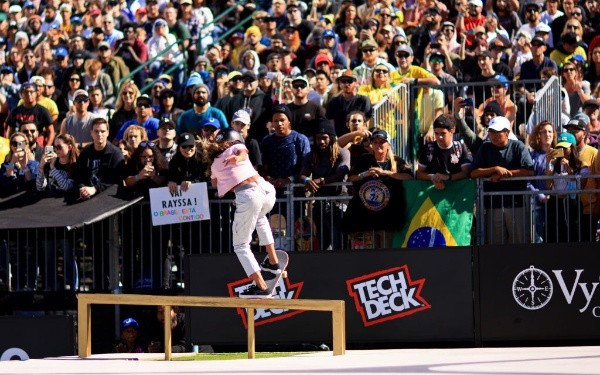 Mike Ehrmann/Getty Images/ Fadinha conquista mais um título inédito na carreira de skate.