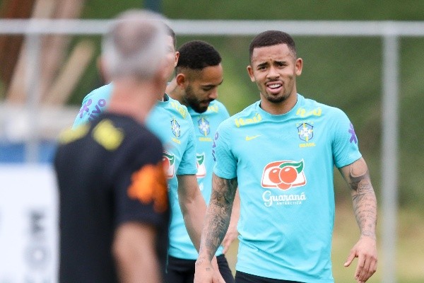 Gabriel Jesus está com a Seleção Brasileira (Foto: Fernando Moreno/AGIF) Gabriel Jesus está com a Seleção Brasileira (Foto: Fernando Moreno/AGIF)