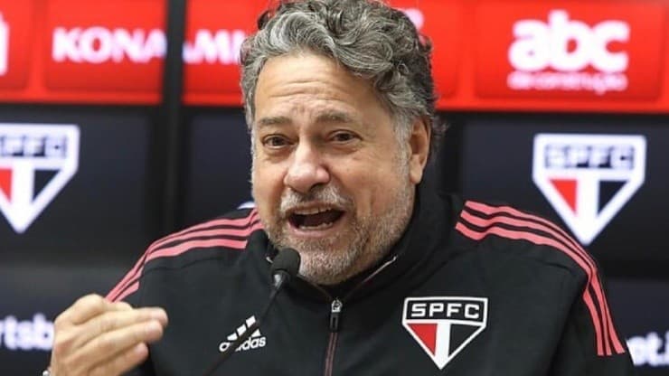 Divulgação/ SPFC NET/ Julio Casares, presidente do São Paulo. 
