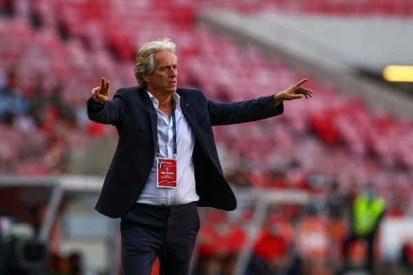 Carlos Rodrigues/Getty Images/ Jorge Jesus quando treinava o Benfica. Carlos Rodrigues/Getty Images/ Jorge Jesus quando treinava o Benfica.