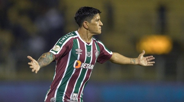 Cano entrou para grupo seleto da Copa Sul-Americana (Foto: Thiago Ribeiro/AGIF)