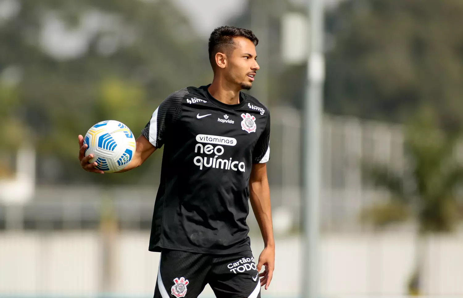 Foto: Rodrigo Coca/Ag. Corinthians – Lucas Belezi foi afastado do time de base do Corinthians por imbróglio em renovação