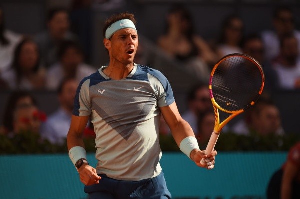 Denis Doyle/Getty Images/ Rafael Nadal em quadra. 