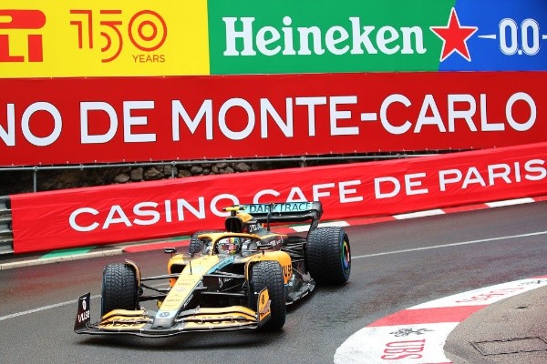 Eric Alonso/Getty Images/ Lando Norris no GP de Mônaco. 