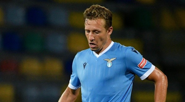 Lucas Leiva não renovou o contrato com a Lazio (Foto: Paolo Bruno/Getty Images)