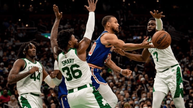Maddie Malhotra/Getty Images - Warriors e Celtics farão as finais desta temporada Maddie Malhotra/Getty Images - Warriors e Celtics farão as finais desta temporada