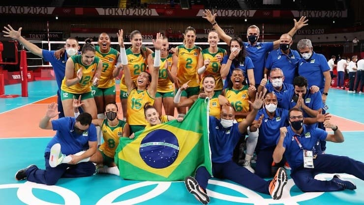 Foto: 2021 Getty Images - Seleção feminina do BrasilFoto: 2021 Getty Images - Seleção feminina do Brasil