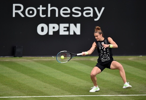 Sakkari era a principal favorita em Nottingham. Créditos: Getty Images