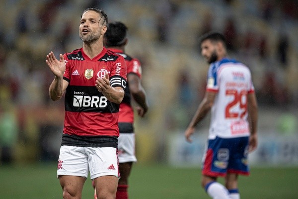 Jorge Rodrigues/AGIF/ 'Não vai ganhar com o que fez no passado'; Diego Ribas fala sobre os responsáveis pela má fase do Flamengo.