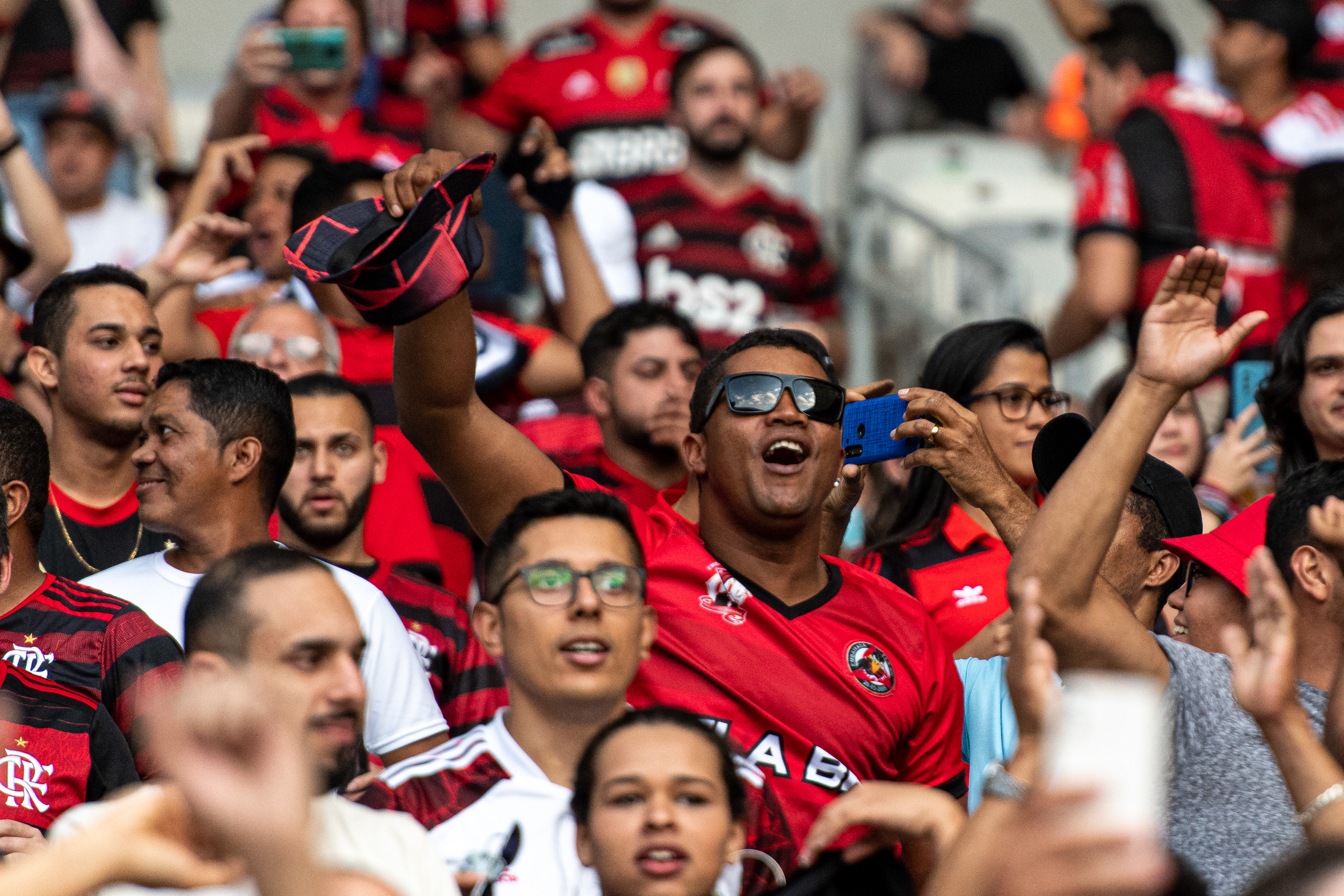  Alessandra Torres/AGIF/ Torcida do Flamengo no Mineirão. 
