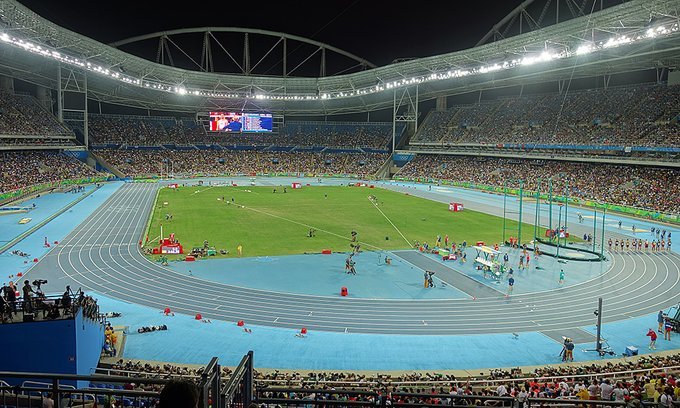 Estádio Olímpico Nilton Santos, no Rio de Janeiro. Foto: @bra_atletismo