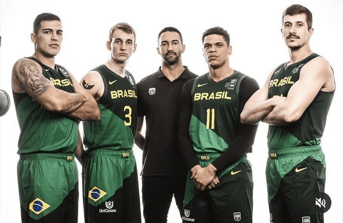 Jogadores brasileiros - Foto: CBB