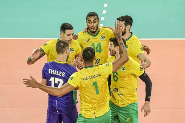 Wander Roberto/Inovafoto/CBV/ Seleção brasileira de vôlei. 