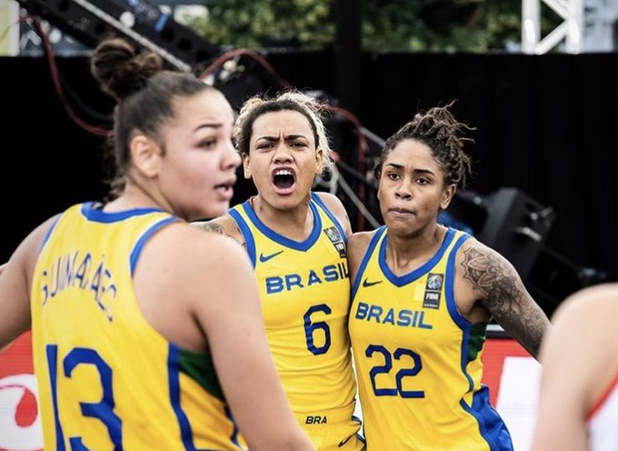 Brasileiras avançam na Copa do Mundo - Foto: Twitter CBB @basquetebrasil ·