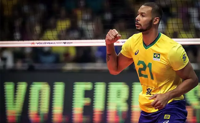 Foto: FIVB/Divulgação Alan é baixa da Seleção para o restante da Liga das Nações de Vôlei