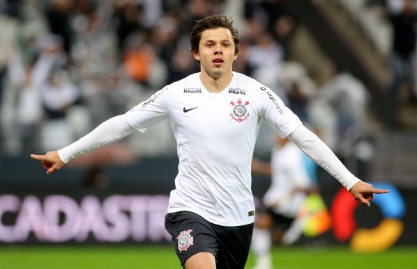 Foto: Rodrigo Coca/Agência Corinthians – Romero é até hoje o maior artilheiro da história da Neo Química Arena (27 gols)