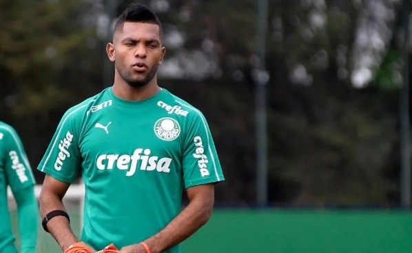  Bruno Ulivieri/AGIF/ Borja no treinamento do Palmeiras. 