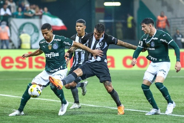 Marcello Zambrana/AGIF/ Palmeiras em campo. 