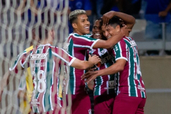 Fernando Moreno/AGIF/ Cano comemorando gol. 