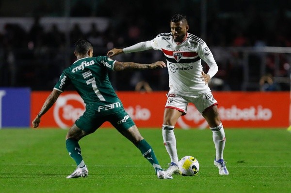 São Paulo e Palmeiras, em campo pelo Brasileirão (Foto: Getty Images)