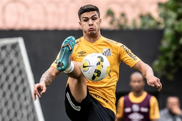 Foto: Ivan Storti/Santos FC – Rodrigo Fernández, por lesão, não viajou a Florianópolis para encarar o Avaí