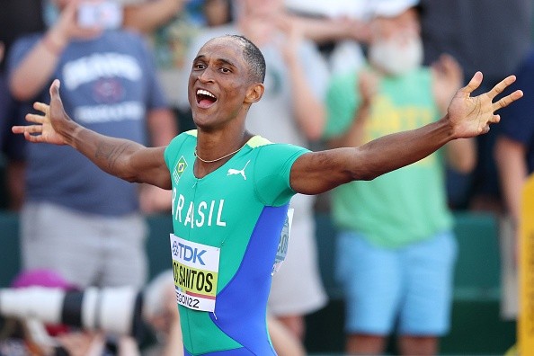 Alison fez história no Mundial de Atletismo. Créditos: Getty Images