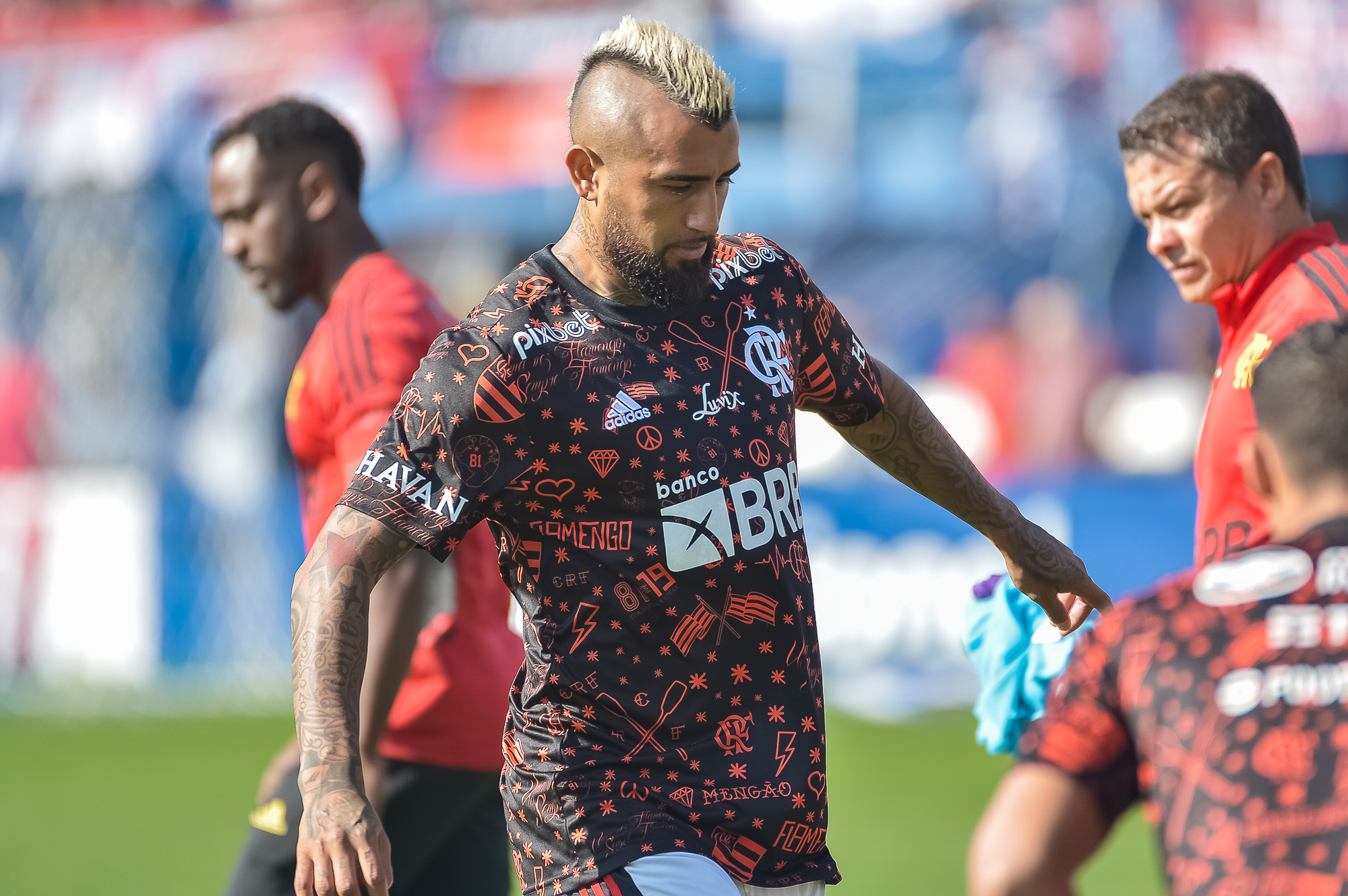 Agif/R.Pierre – Dorival decidiu colocar Vidal contra o Avaí