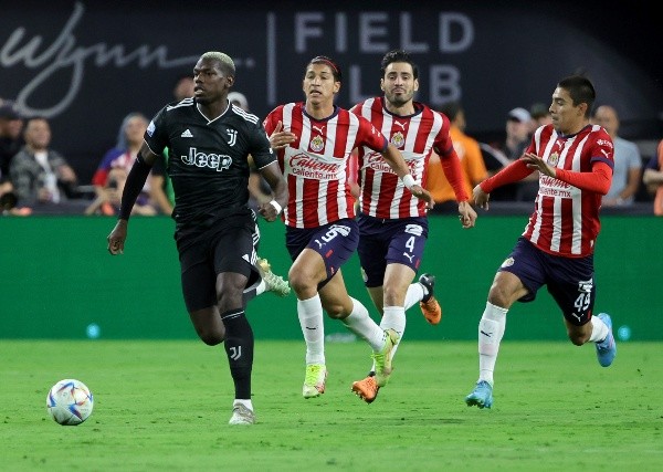 Getty Images/Ethan Miller – Pogba se lesionou pela Juventus