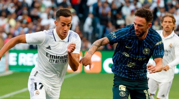 SLucas Vazquez em ação pelo Real Madrid (Foto:  Antonio Villalba/Real Madrid via Getty Images)