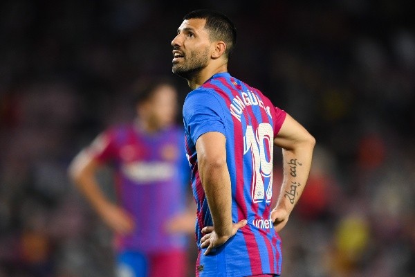 Getty Images/David Ramos – Sergio Agüero revelou uma melhora na saúde