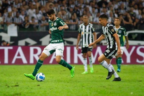 Fernando Moreno/AGIF/ Atlético-MG x Palmeiras na Libertadores 2022.