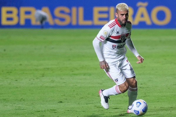 Liziero está emprestado pelo São Paulo (Foto: Marcello Zambrana/AGIF)