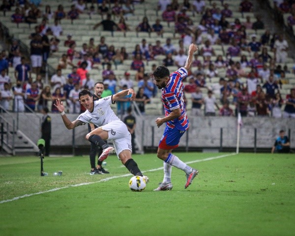 Lucas Emanuel/AGIF/ Fortaleza x Corinthians pelo Brasileirão Série A. 