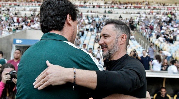 Fernando Diniz x Vitor Pereira (Foto: Thiago Ribeiro/AGIF)