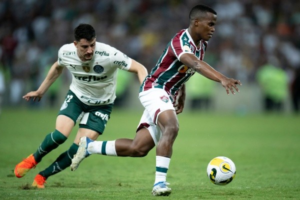 Jorge Rodrigues/AGIF/ Fluminense e Palmeiras pelo Brasileirão Série A. 