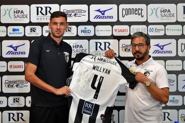 Foto: Divulgação/CSKA Moscou – Willyan Rocha saiu de Portugal para reforçar o CSKA Moscou, da Rússia