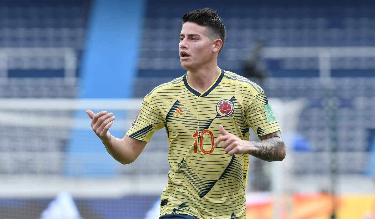 James Rodríguez foi ventilado no Flamengo (Foto: Getty Images)