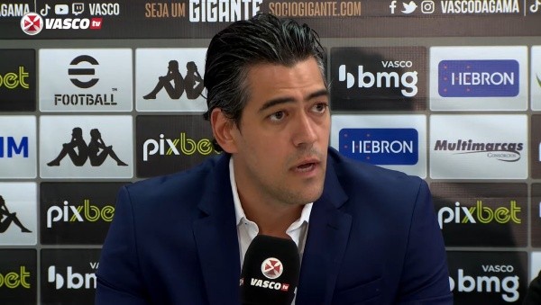 Bracks: homem forte do futebol do Vasco – Foto: Reprodução/YouTube