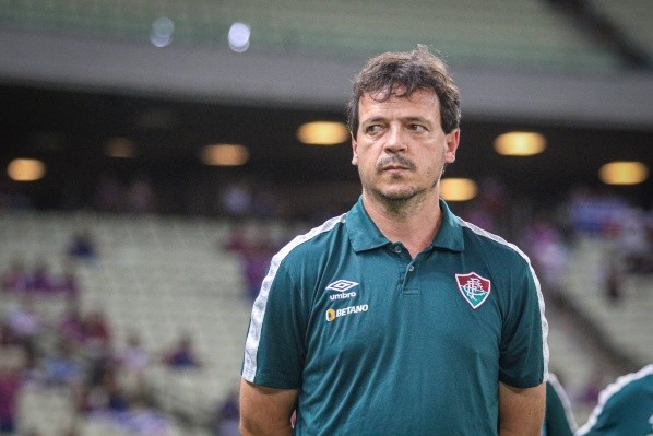 Lucas Emanuel/AGIF/ Fernando Diniz no Fluminense. 