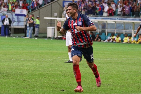 Agif/Renan Oliveira – Lucas Mugni é um dos destaques do Bahia na Série B